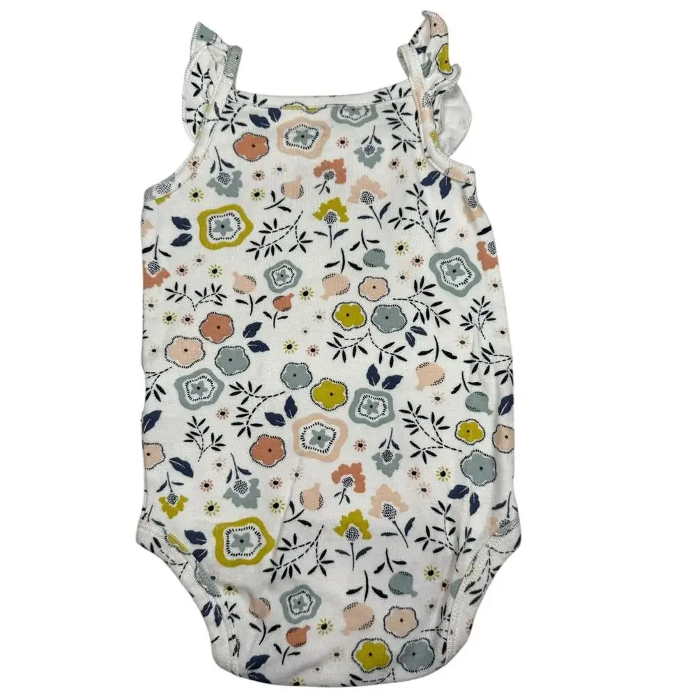 Carters Bodysuit Bundle Baby Girl Sleeveless 6-9 Months